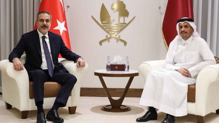 Dışişleri Bakanı Hakan Fidan, Katarlı mevkidaşı Muhammed bin Abdurrahman Al Sani ile görüştü