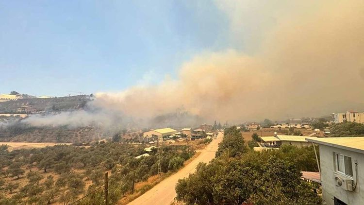 Antakya’da orman yangını çıktı