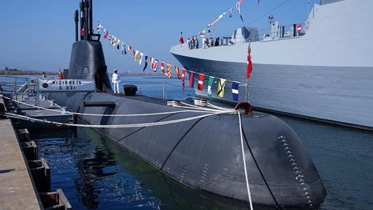TCG HIZIRREİS Denizaltısı Türk Donanması'na teslim edildi