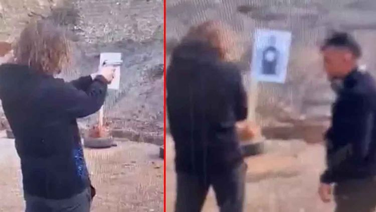 Okul saldırganının poligonda atış yaptığı görüntüler sonrası bir polis görevden uzaklaştırıldı