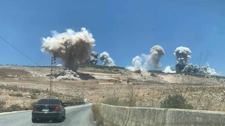 Terör devleti İsrail, Lübnan'ı vurdu