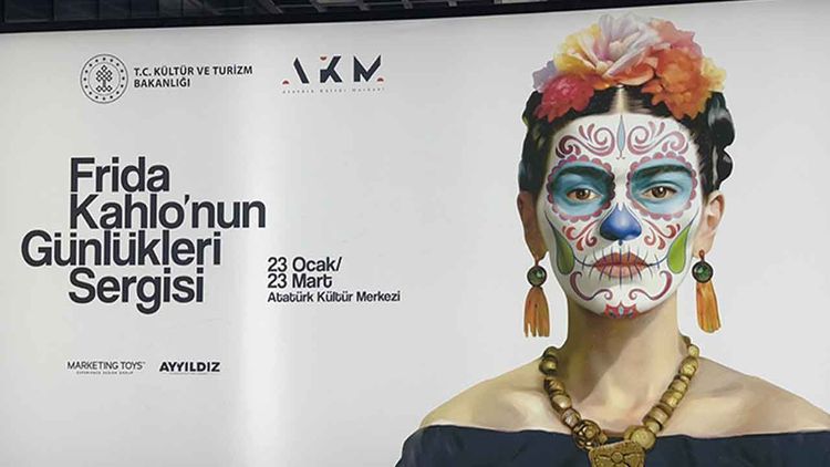 Frida Kahlo'nun Günlükleri sergisi AKM'de