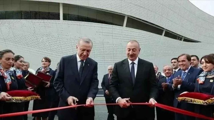 Laçın Havalimanı hizmete alındı: Kurdeleyi Cumhurbaşkanı Erdoğan kesti