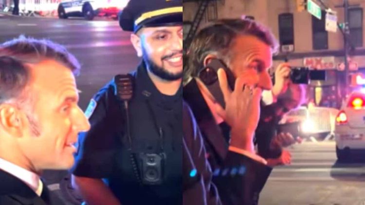 Fransa Cumhurbaşkanı Macron, New York’ta Trump’ın konvoyu nedeniyle trafikte mahsur kaldı