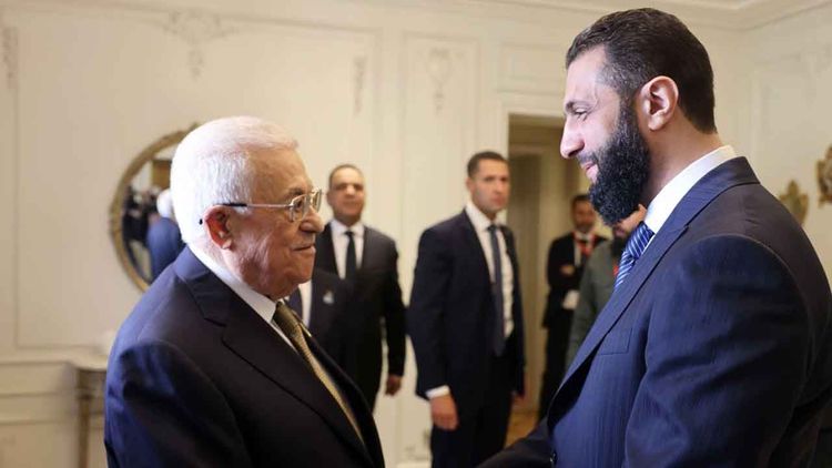 Ahmed Şara, Mahmud Abbas ile görüştü