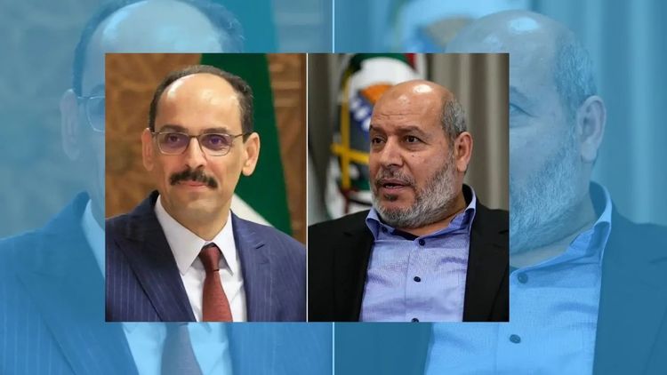 MİT Başkanı Kalın Hamas Siyasi Büro Başkanı Hayye ile görüştü