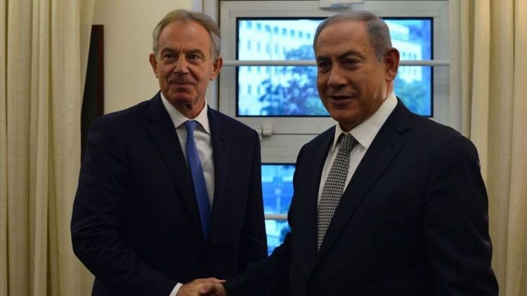Terör lideri Netanyahu ile Tony Blair arasında gizli görüşme