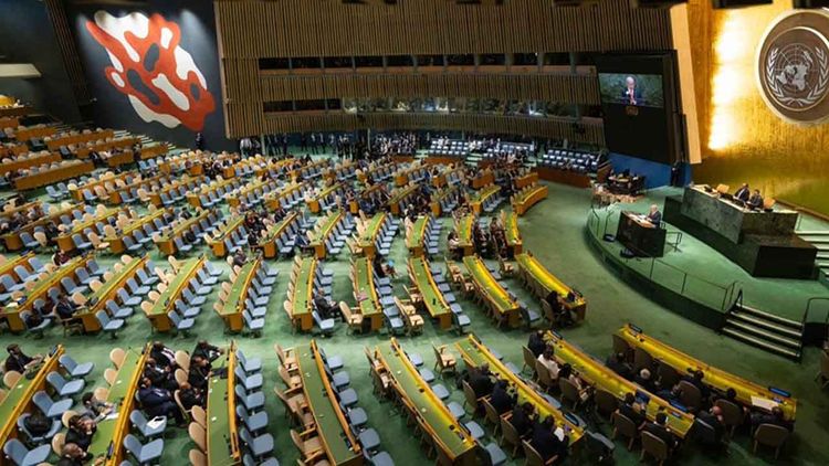 BM Genel Kurulu’nda soykırımcı Netanyahu’ya şok: Boş salona konuştu