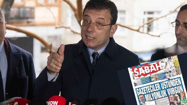 Sabah'ın haberi Ekrem'in yolsuzluk dosyasına dahil edildi!