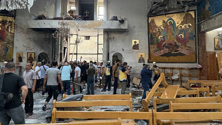 Şam'da kiliseye saldırı: 22 kişi hayatını kaybetti, 52 kişi yaralandı