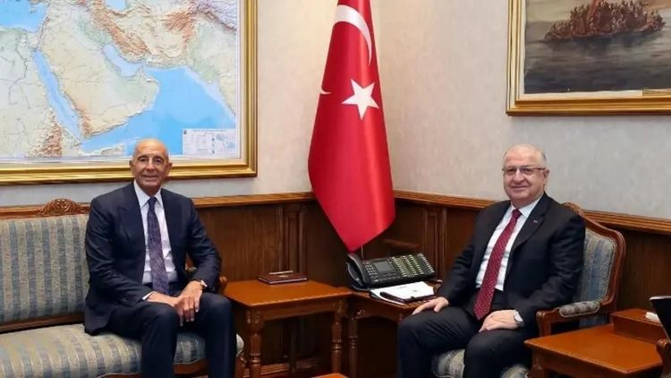 Savunma Bakanı Güler ABD'nin Ankara Büyükelçisi Tom Barrack'ı kabul etti