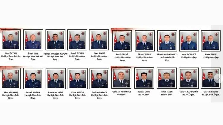 MSB, düşen kargo uçağındaki askerlerin kimlik bilgilerini paylaştı