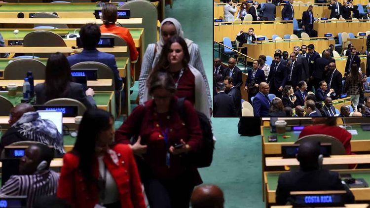 Netanyahu konuşurken BM Genel Kurulu salonu boşaldı: Soykırım heyeti, ülkeleri tek tek not aldı