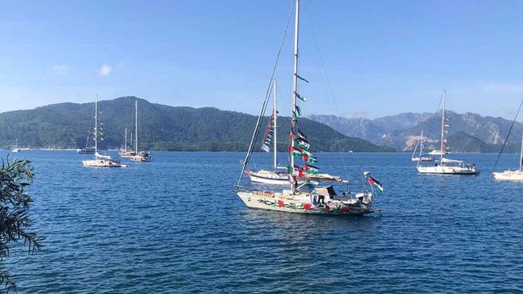 Küresel Sumud Filosu üçüncü kez Gazze yolunda: Marmaris’ten denize açıldı