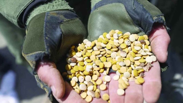 Suriye’de operasyonda yaklaşık 1 milyon captagon hapı ele geçirildi