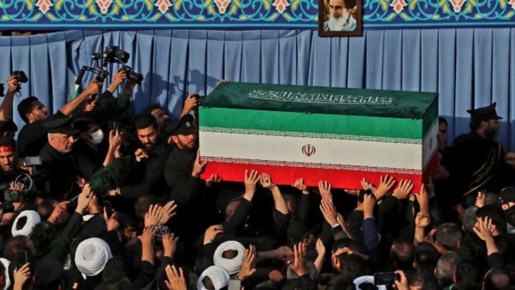 Suriye katili Ayetullah Ali Hamaney aylar sonra defnedilebildi