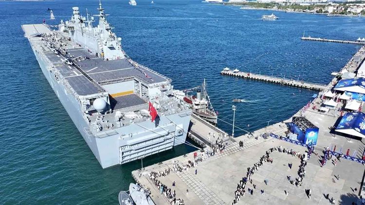 TEKNOFEST Mavi Vatan'da TCG Anadolu'ya yoğun ilgi