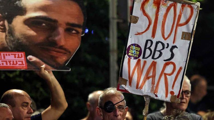 Yahudiler soykırımcı Netanyahu'ya karşı sokaklara indi: Savaşı bitir, Filistin'i tanı