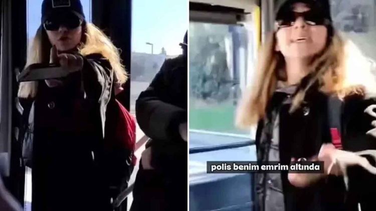 Otobüste İslâm düşmanlığı yapan sahte savcı tutuklama talebiyle hakimliğe sevk edildi