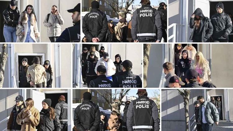 Ünlülere uyuşturucu operasyonu: 8 kişi tutuklandı