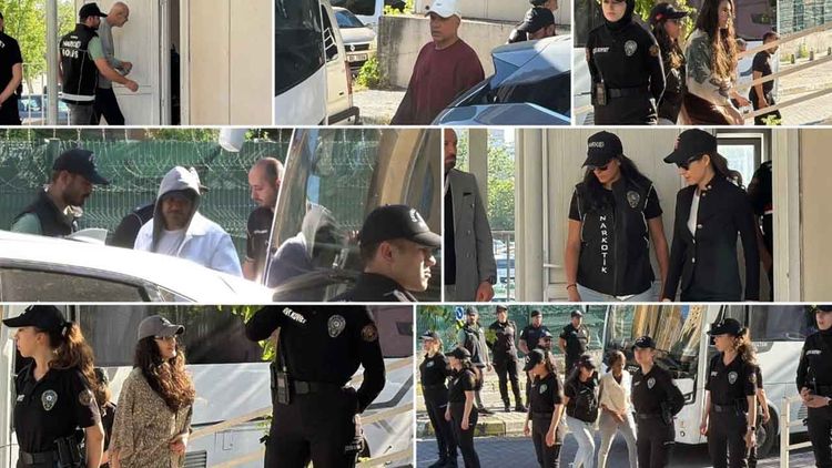 Ünlülere yönelik uyuşturucu soruşturmasında 8 kişi hakkında tutuklama talebi