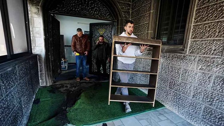 İşgalci Yahudiler, Nablus’taki bir camiyi kundaklamaya çalıştı