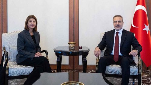 Bakan Fidan, BM Kıbrıs Şahsi Temsilcisi Cuellar’ı kabul etti