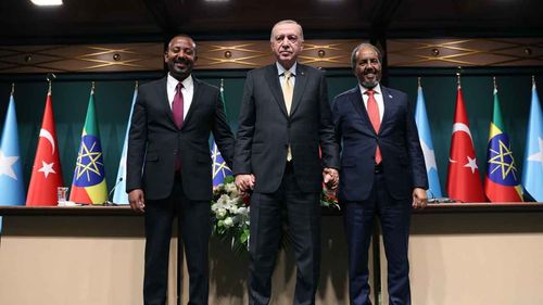 Beştepe'deki Etiyopya-Somali Zirvesi'nden barış çıktı