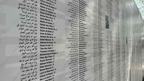 Michigan'da Gazze Soykırım Anıtı açıldı