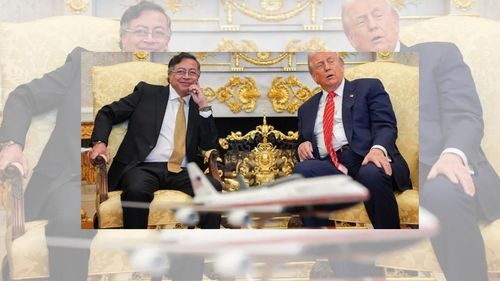 Trump ile Petro Beyaz Saray'da bir araya geldi