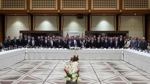 Cumhurbaşkanı Erdoğan, Dünya Ahıskalı Türkler Birliği heyetini kabul etti