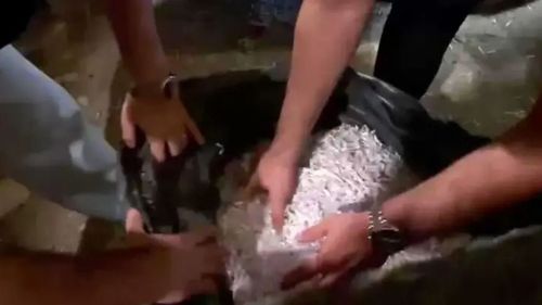 Alihan Kuriş suç örgütü evrakları imha ediyor