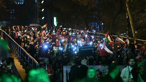 Ankara'da Mescid-i Aksa'nın İsrail tarafından kapatılması protesto edildi