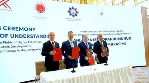 Azerbaycan ve Türkiye arasında savunma sanayisinde eğitim ve teknoloji işbirliği mutabakatı