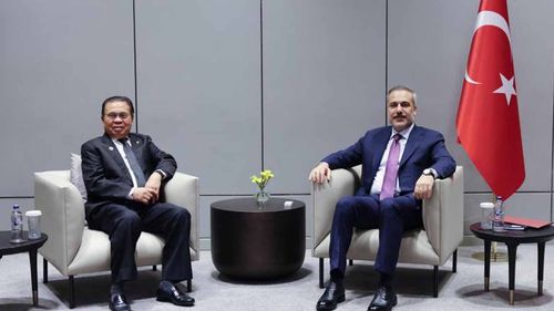 Bakan Fidan, Filipinler Moro İslami Kurtuluş Cephesi Lideri İbrahim'i kabul etti