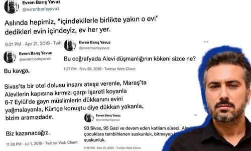 Baykar’ı hedef alan Barış Evren Yavuz, Aleviler üzerinden provokasyona kalkışmış!