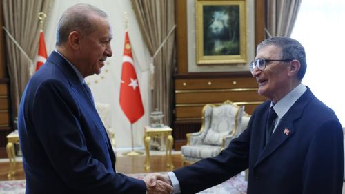 Başkan Erdoğan, Prof. Dr. Aziz Sancar’ı kabul etti