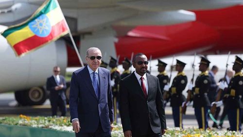 Başkan Erdoğan Etiyopya’da resmi temaslara başladı