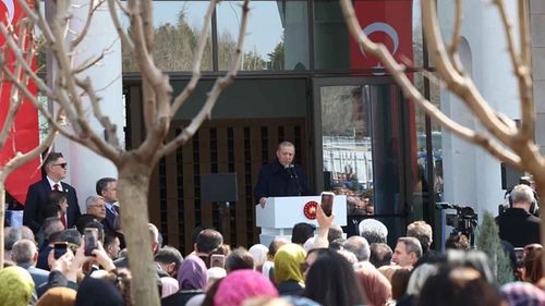 Erdoğan, Hacı İbrahim Demir Camii açılışında: Kimliğimize sahip çıkmaya devam edeceğiz