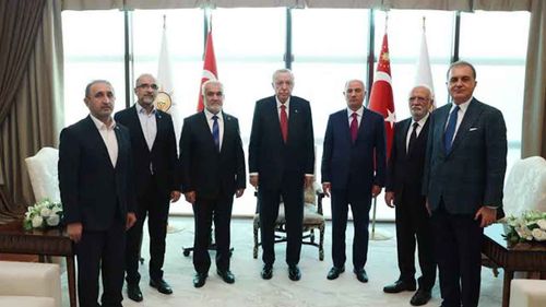 Cumhurbaşkanı Erdoğan, HÜDA PAR Genel Başkanı Yapıcıoğlu’nu kabul etti