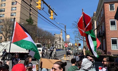 Biden, İsrail'e verdiği destek nedeniyle memleketi Scranton'da protesto edildi