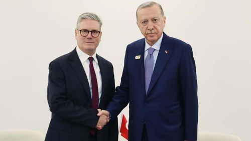 Başkan Erdoğan, İngiltere Başbakanı Starmer ile görüştü