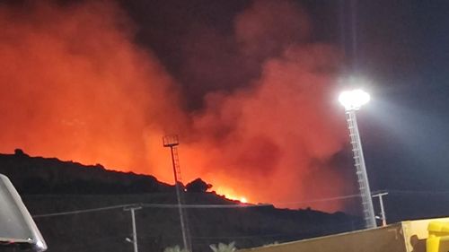 Çeşme'de makilik alanda yangın çıktı