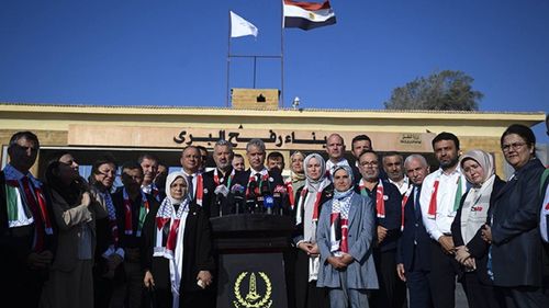 Cumhur İttifakı heyeti Gazze için Refah Sınır Kapısı'nda