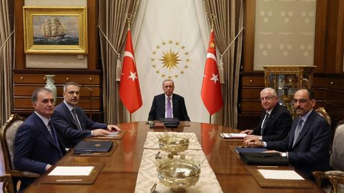Cumhurbaşkanlığı Erdoğan'ın başkanlığında güvenlik toplantısı yapıldı