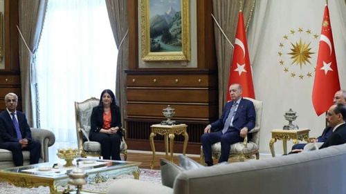 Külliye'de Erdoğan-DEM Parti zirvesi: İlk açıklama geldi