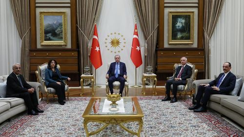 Erdoğan, DEM Parti heyetini kabul etti