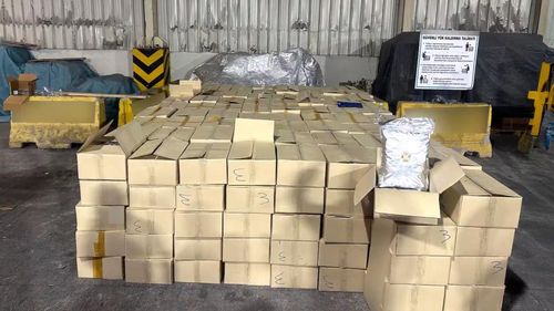 Derince Limanı'nda 1 ton 508 kilogram uyuşturucu yakalandı