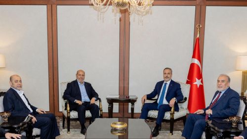 Bakan Fidan, Hamas Siyasi Büro Başkanı Hayye ile Ankara’da görüştü