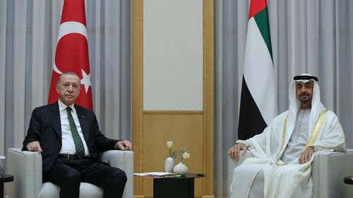 Başkan Erdoğan, BAE Devlet Başkanı Al Nahyan ile telefonda görüştü